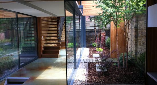 House Renovation, Glass Petition Walls, Chiswick